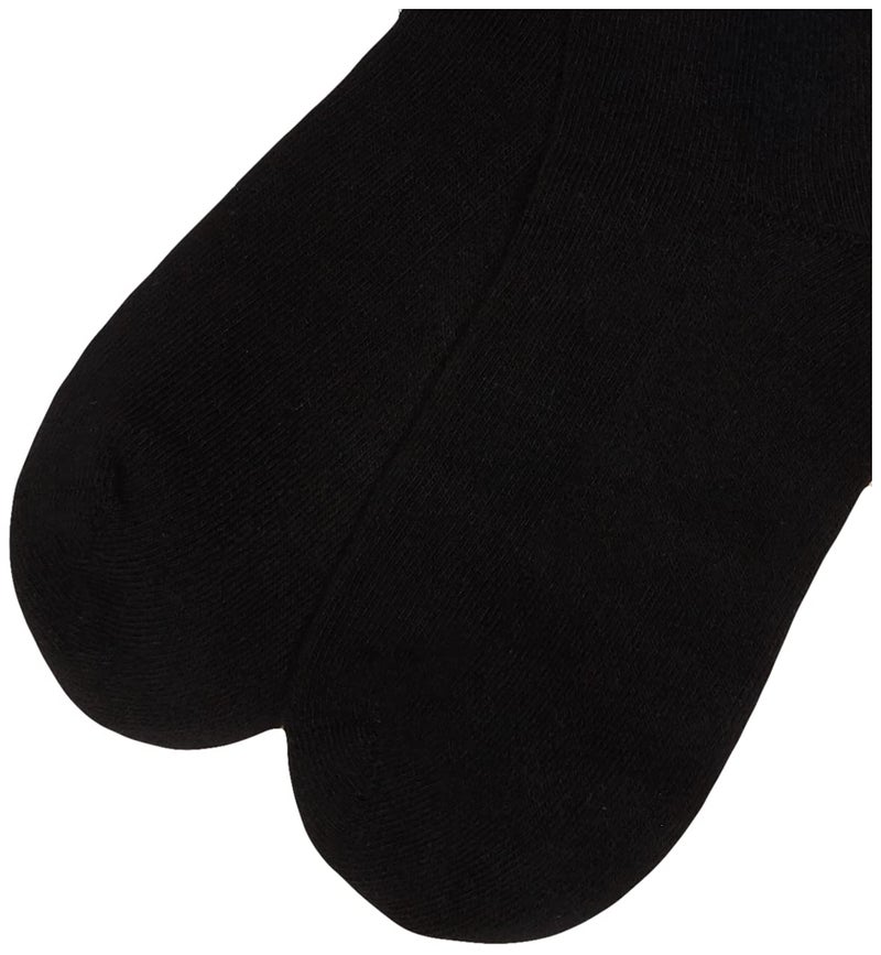 Jefferies Socks Big Boys' Seamless Sport Crew Half Cushion Socks 6 Pair Pack, Black, Medium - Image 2